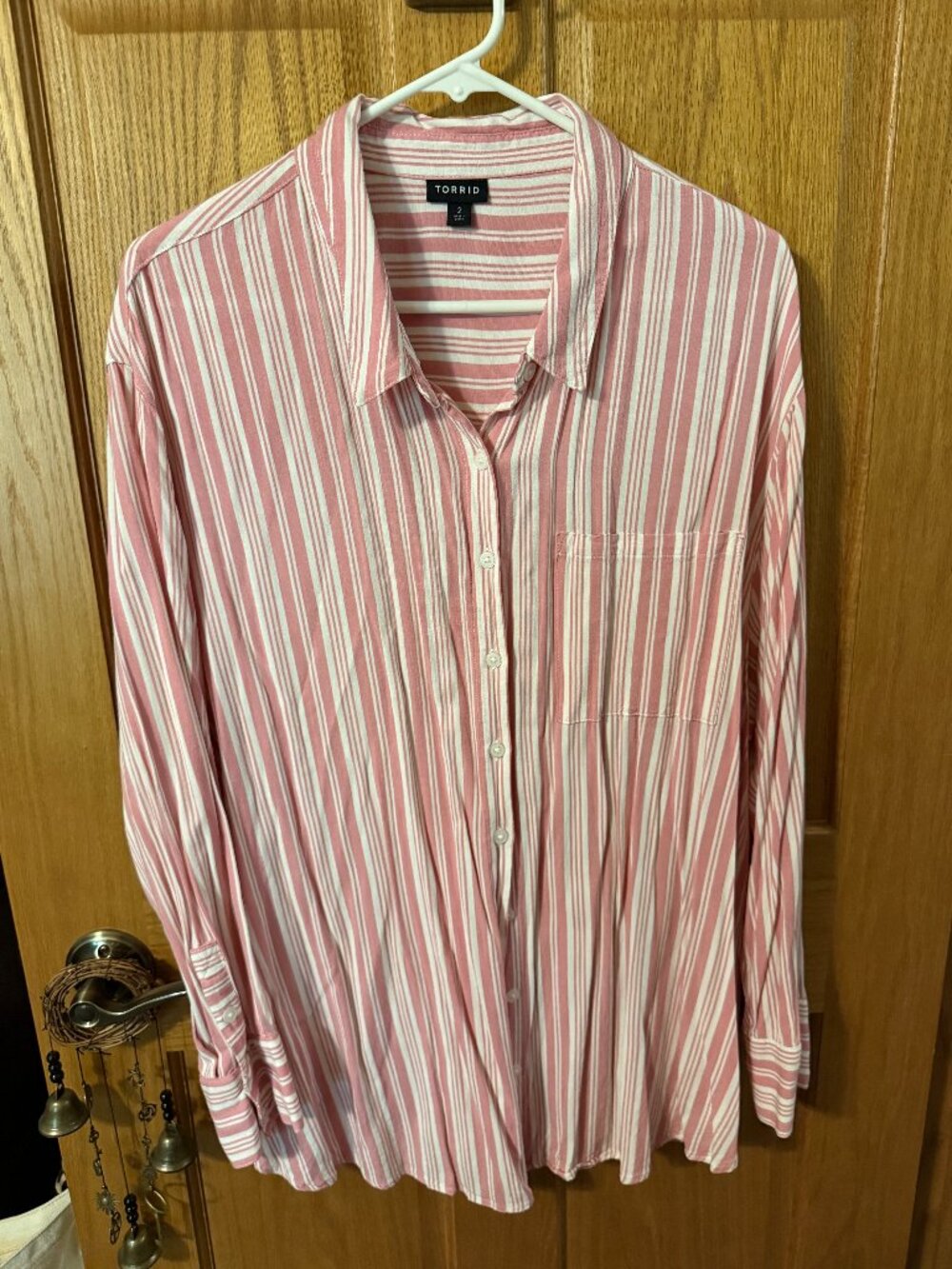 PLUS Women's Long Sleeve Button Down